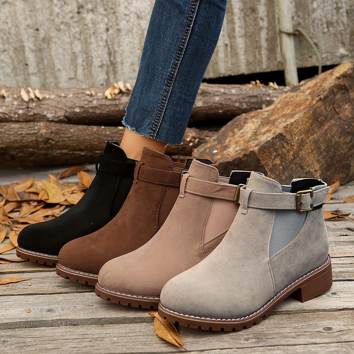 Siena Buckle Ankle - Boots