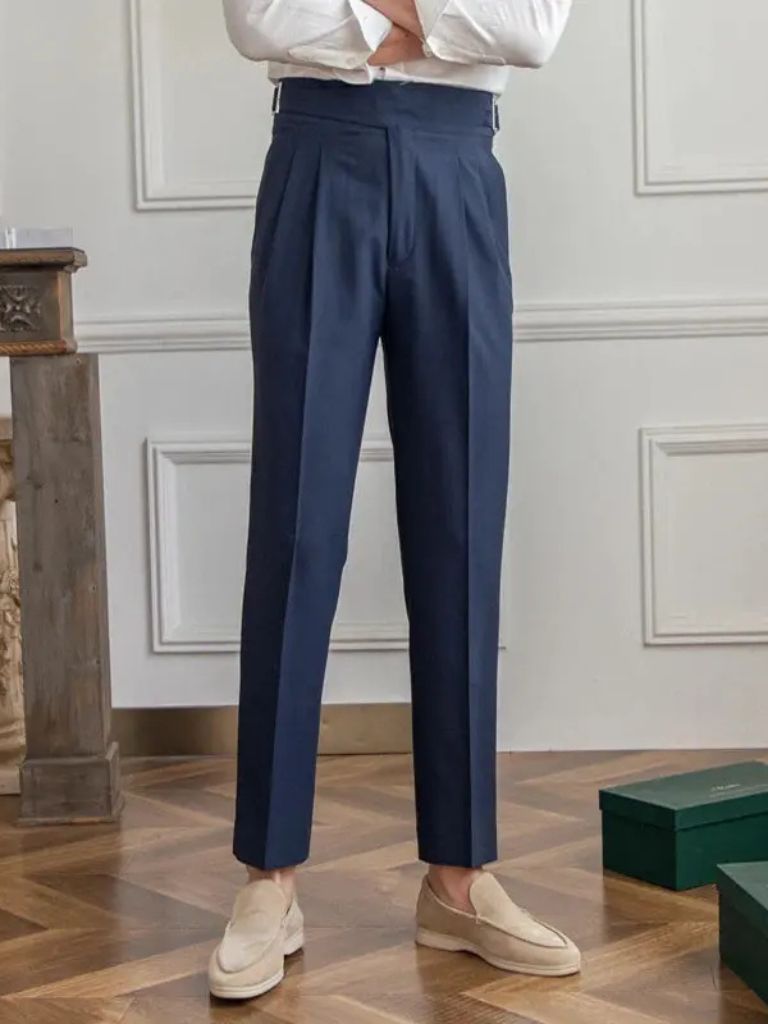 Elegant Gurkha Trousers - Casa  Laro CASA LARO