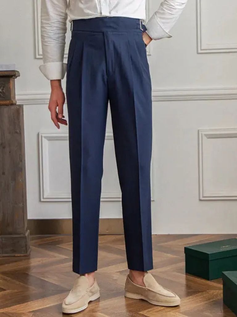 Elegant Gurkha Trousers - Casa  Laro CASA LARO