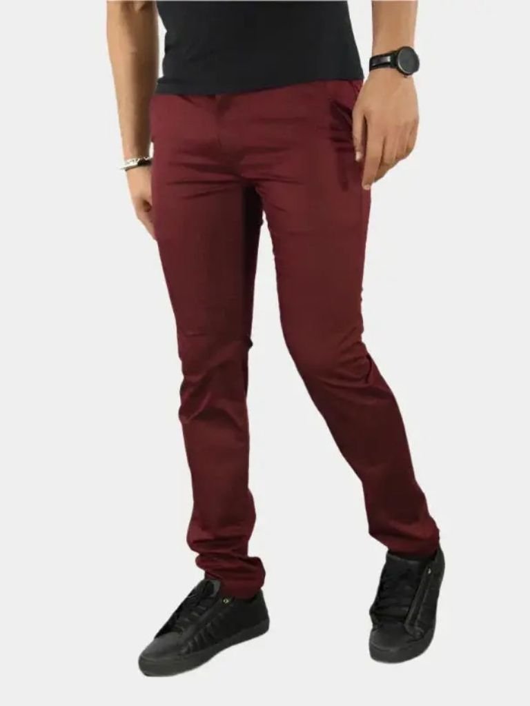 Essential Slim Fit Straight Trousers - Casa  Laro CASA LARO