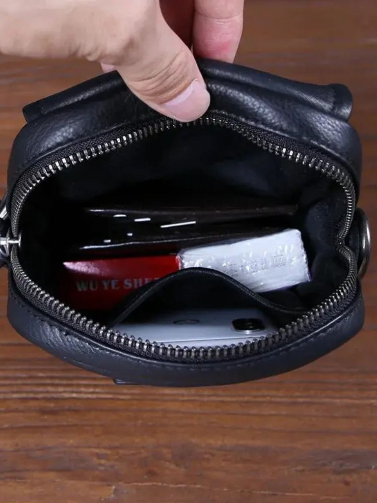 Essential Small Leather Shoulder Bag - Casa  Laro CASA LARO
