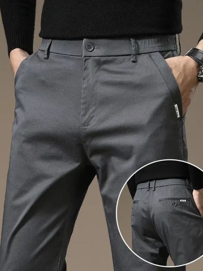 Essential Straight Trousers - Casa  Laro CASA LARO