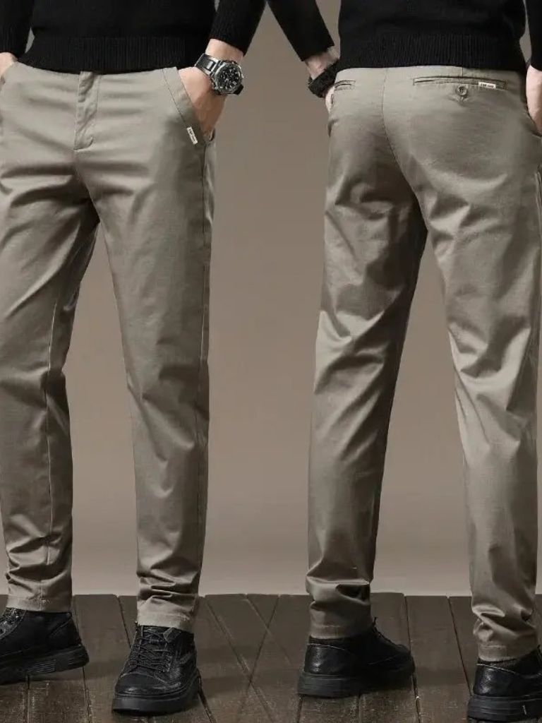 Essential Straight Trousers - Casa  Laro CASA LARO