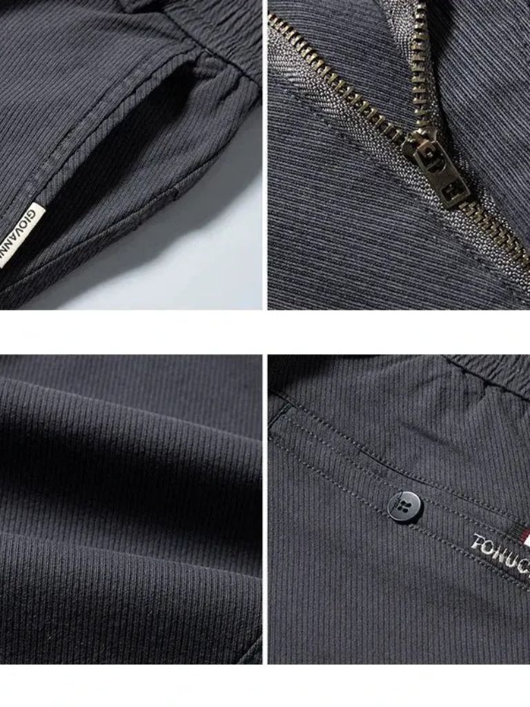 Essential Stretchy Straight Trousers - Casa  Laro CASA LARO