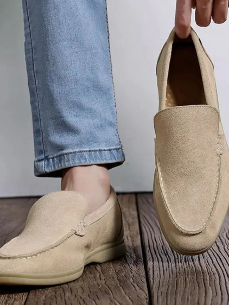 Essential Suede Loafers - Casa  Laro CASA LARO