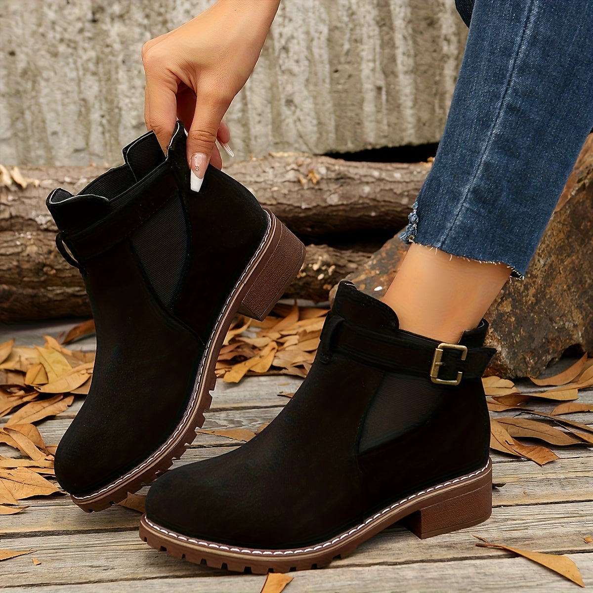 Siena Buckle Ankle - Boots