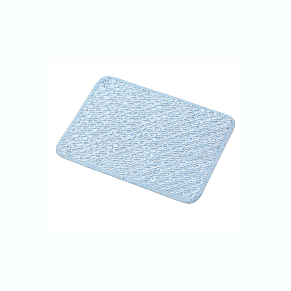 Froloft blue ice silk pet mat angle