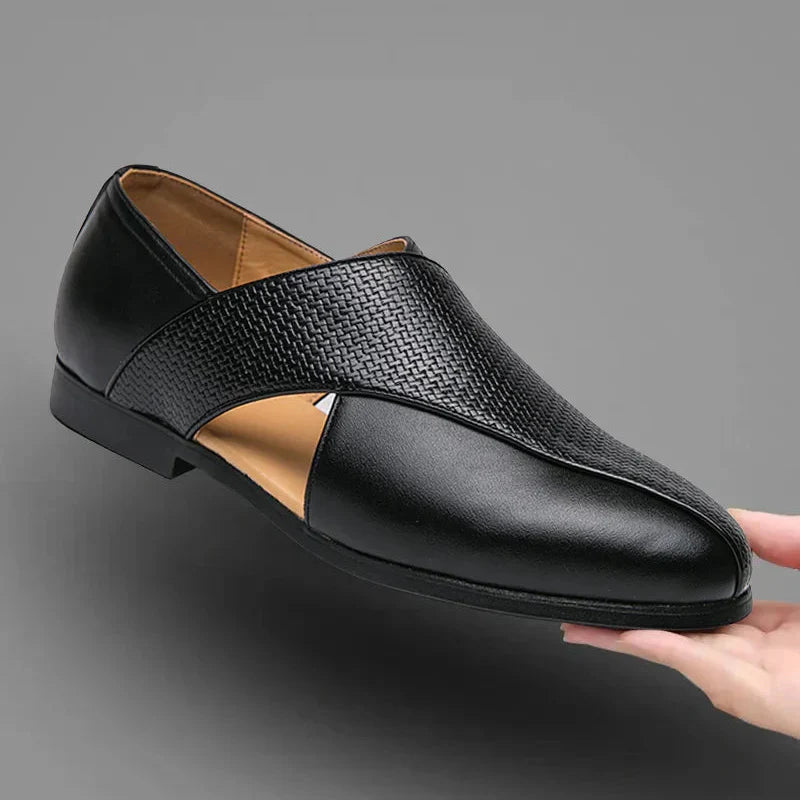 Genuine Leather Slip-On - Loafers