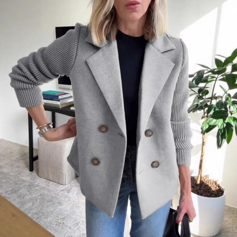 Knit-Sleeve Tailored - Blazer
