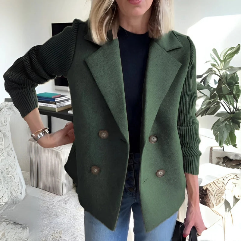 Knit-Sleeve Tailored - Blazer