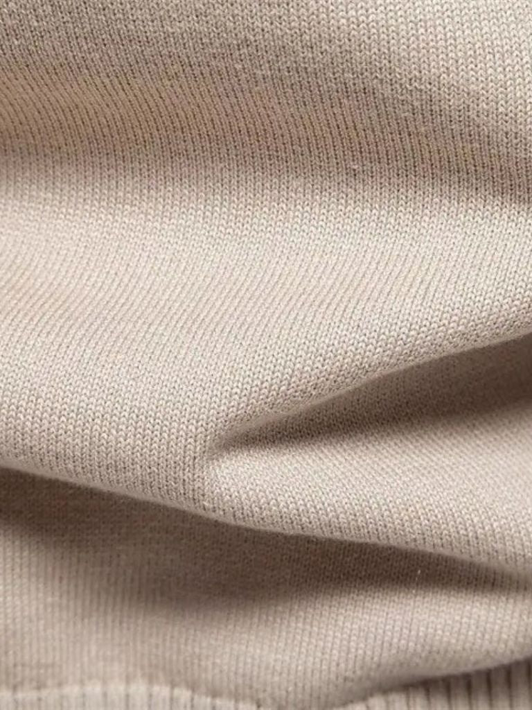 Half Zip Knitwear Solid Color Cardigan Sweater - Casa  Laro CASA LARO