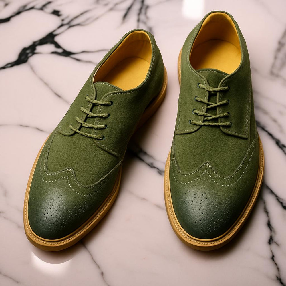 Green Leather - Shoes