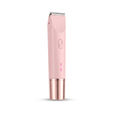 Rosava 2-in-1 body trimmer for women in soft rose pink