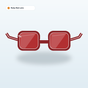 Kestryn Ruby Red Lens / Red Frame