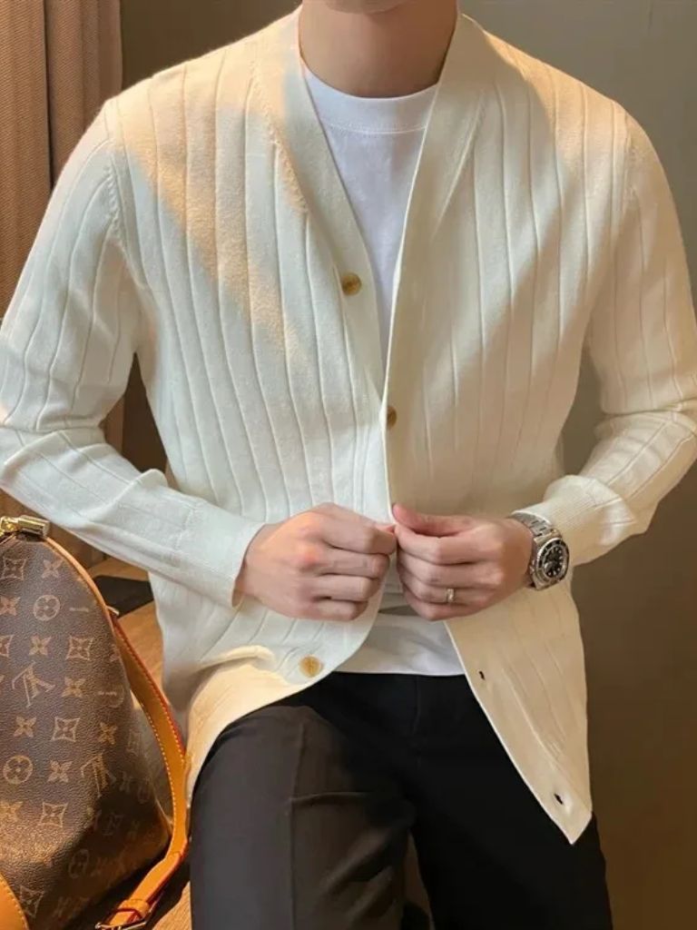 Knit Casual Cardigan - Casa  Laro CASA LARO