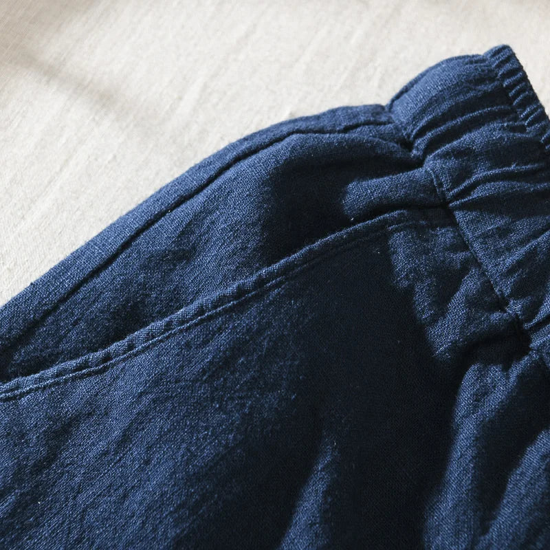 Linen Wide-Leg - Trousers