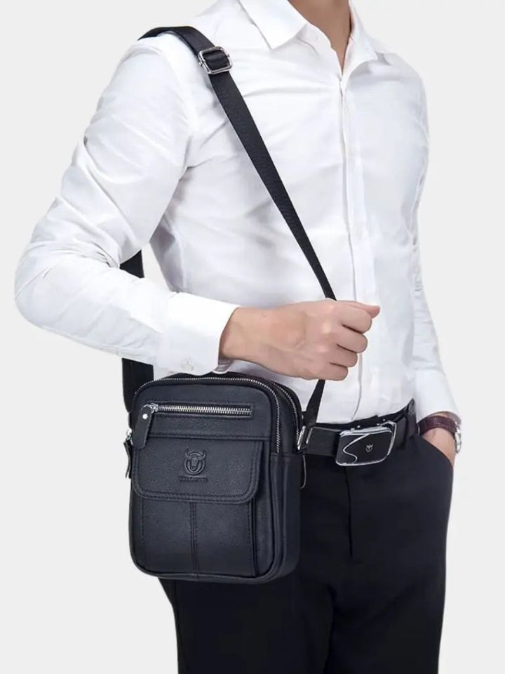 Leather Messenger Bag - Casa  Laro CASA LARO