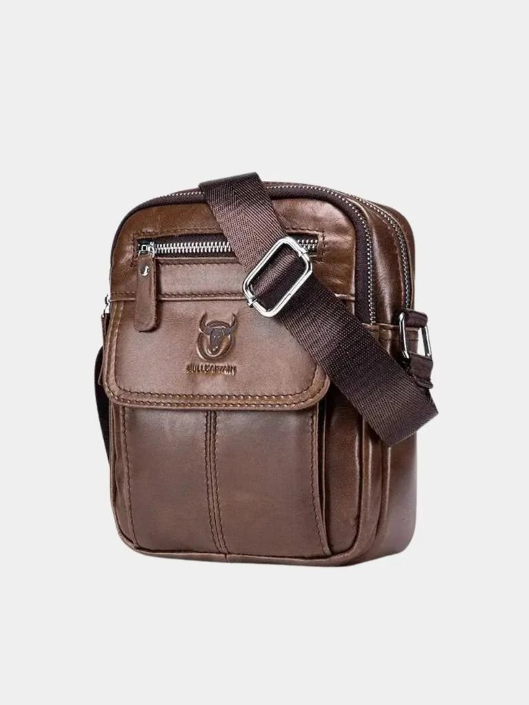 Leather Messenger Bag - Casa  Laro CASA LARO