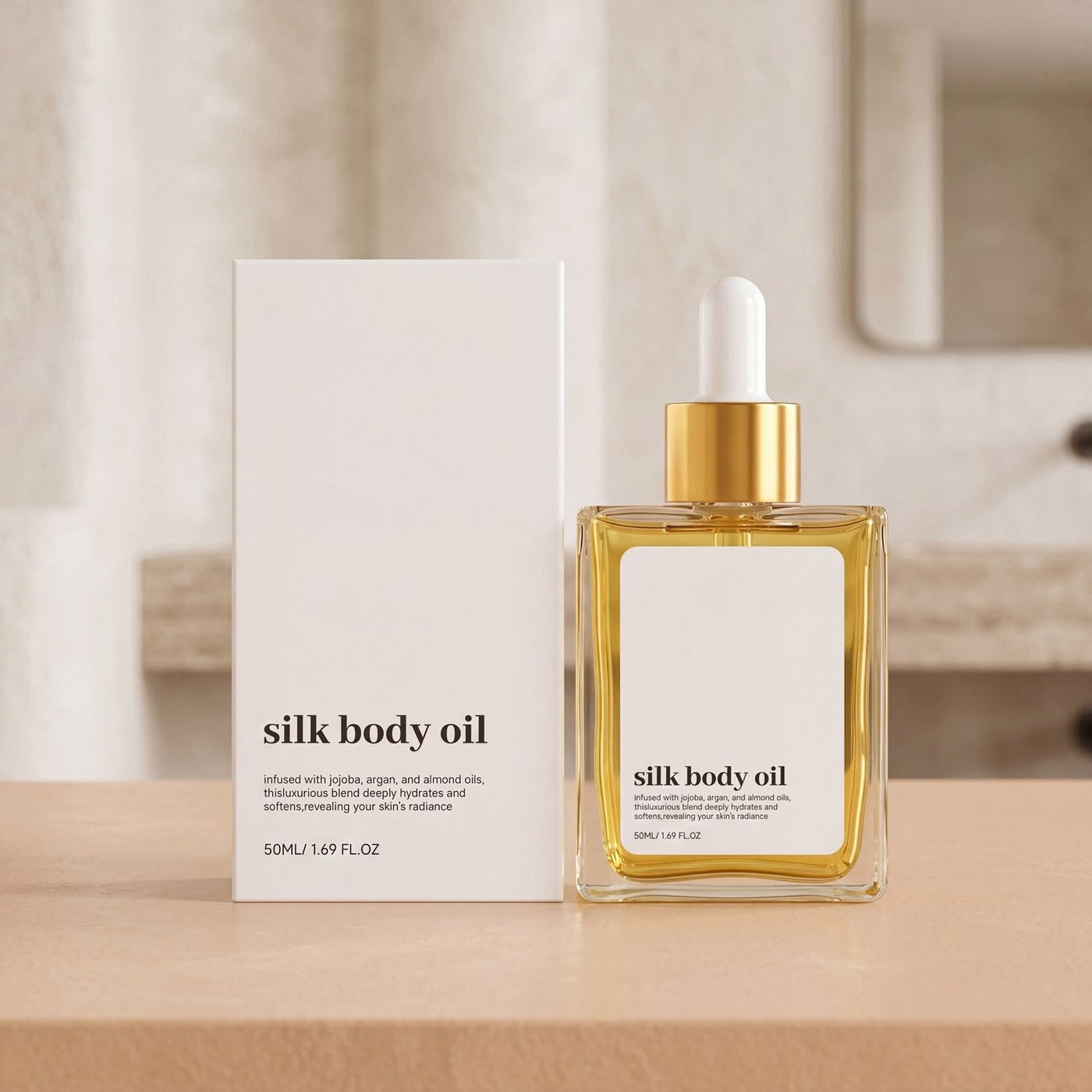 Liora silk body oil gallery image 1
