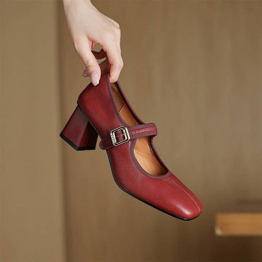 Nora™ | Elegant Strap Heels
