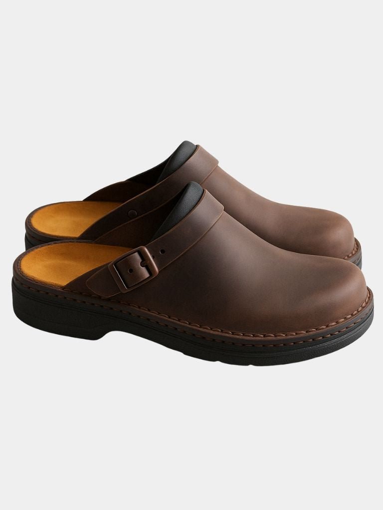 Men´s Leather Clog - Casa  Laro CASA LARO