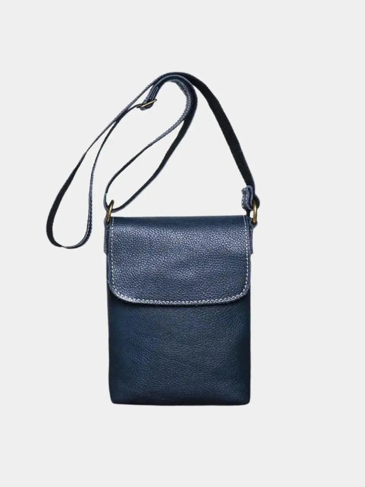Men's Mini Leather Shoulder Bag - Casa  Laro CASA LARO