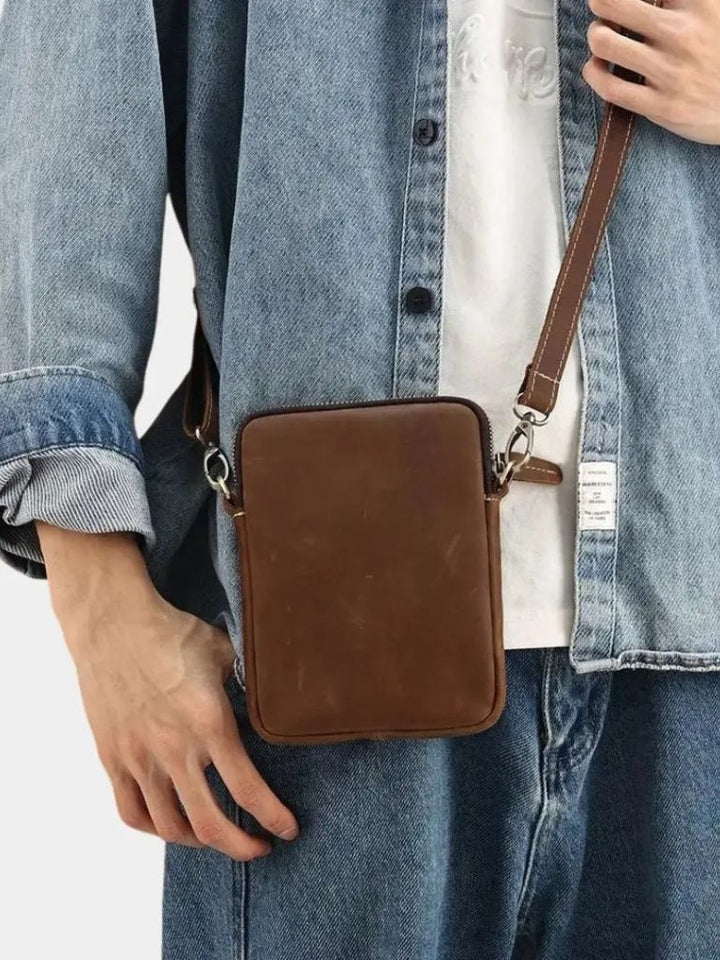 Minimalist Crossbody Leather Bag - Casa  Laro CASA LARO