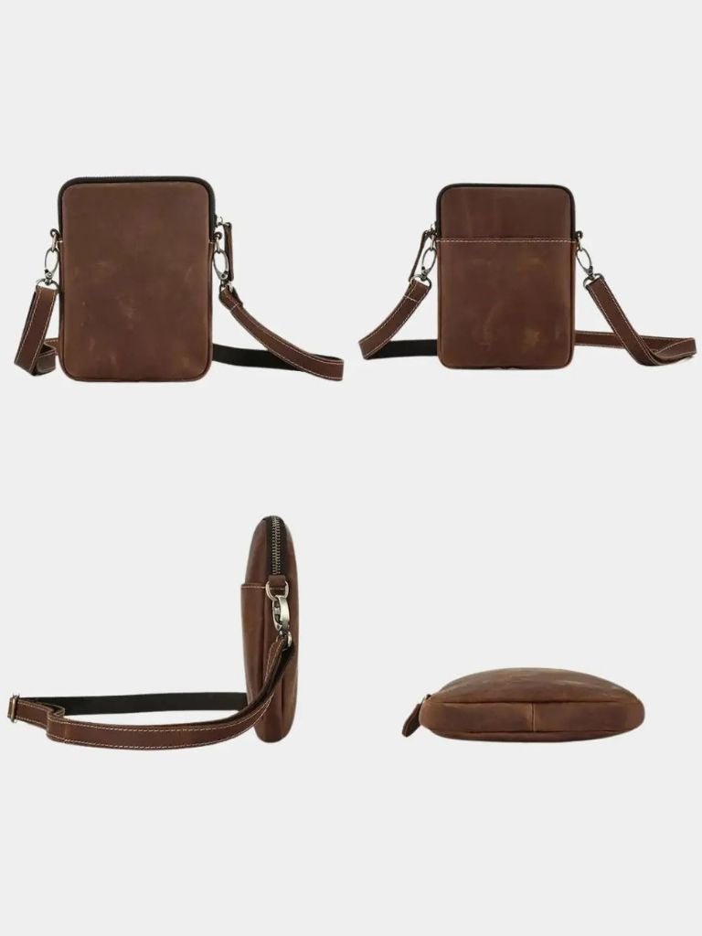 Minimalist Crossbody Leather Bag - Casa  Laro CASA LARO