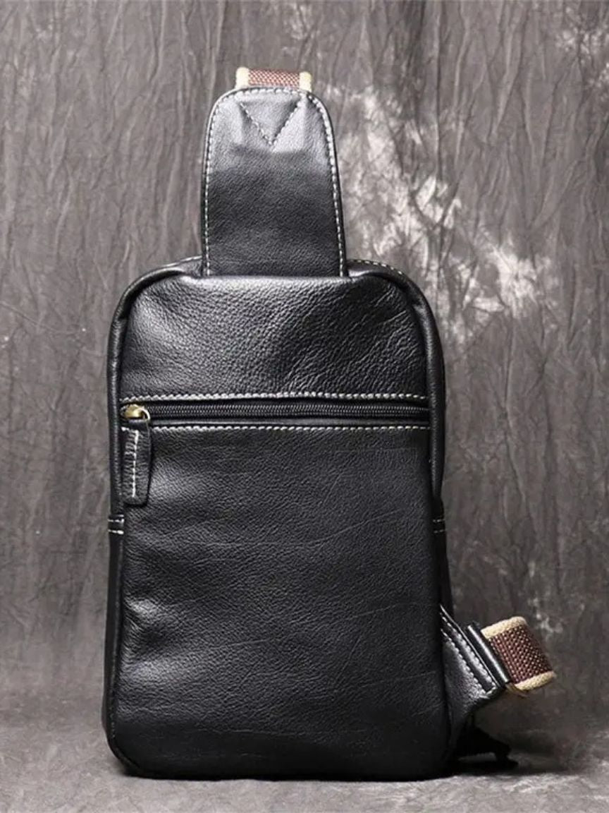 Minimalist Leather Shoulder Bag - Casa  Laro CASA LARO