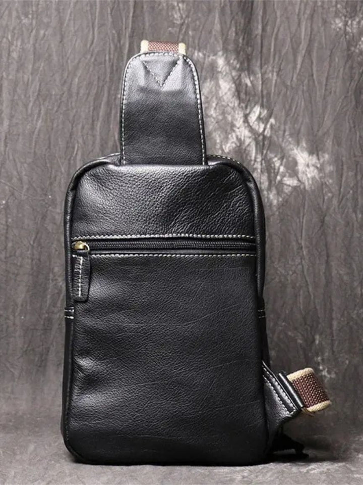 Minimalist Leather Shoulder Bag - Casa  Laro CASA LARO