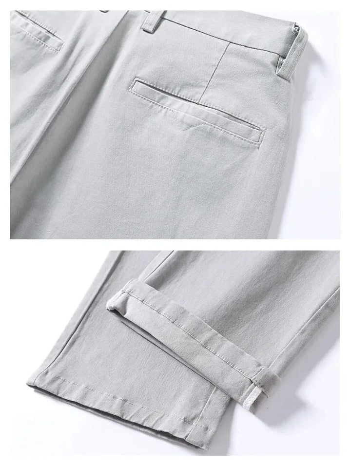 Minimalist Straight Trousers - Casa  Laro CASA LARO