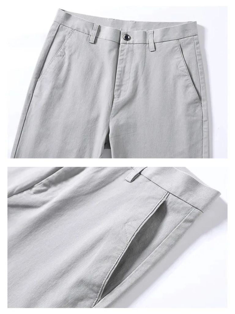 Minimalist Straight Trousers - Casa  Laro CASA LARO