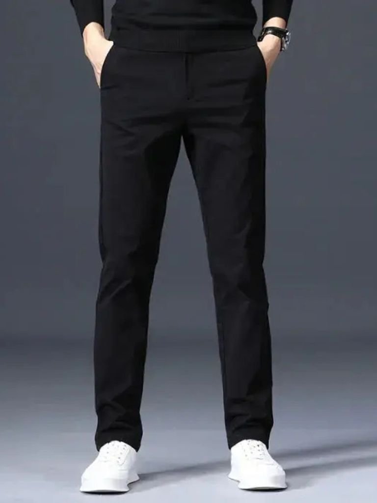 Minimalist Straight Trousers - Casa  Laro CASA LARO