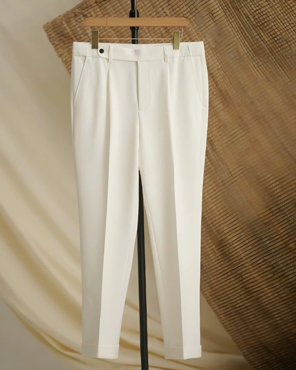 Premium Classic Elastic Trousers - Casa  Laro CASA LARO