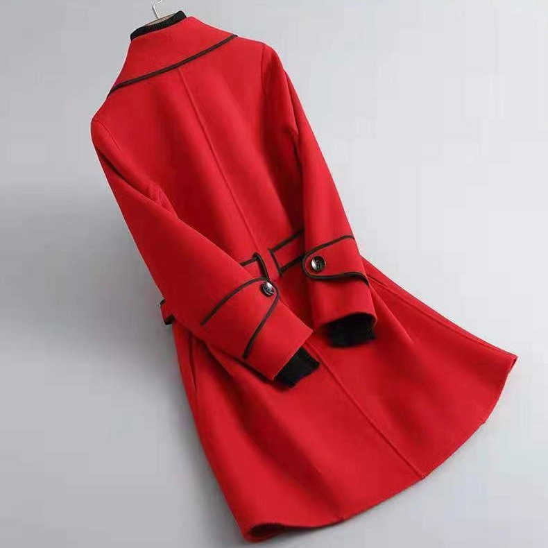 Classic Double-Breasted Belted Trench - Coat