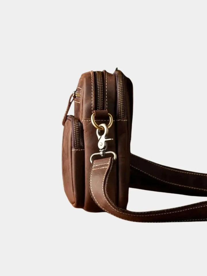 Retro Leather Men's Shoulder Bag - Casa  Laro CASA LARO