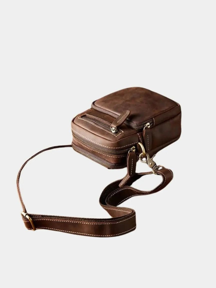 Retro Leather Men's Shoulder Bag - Casa  Laro CASA LARO