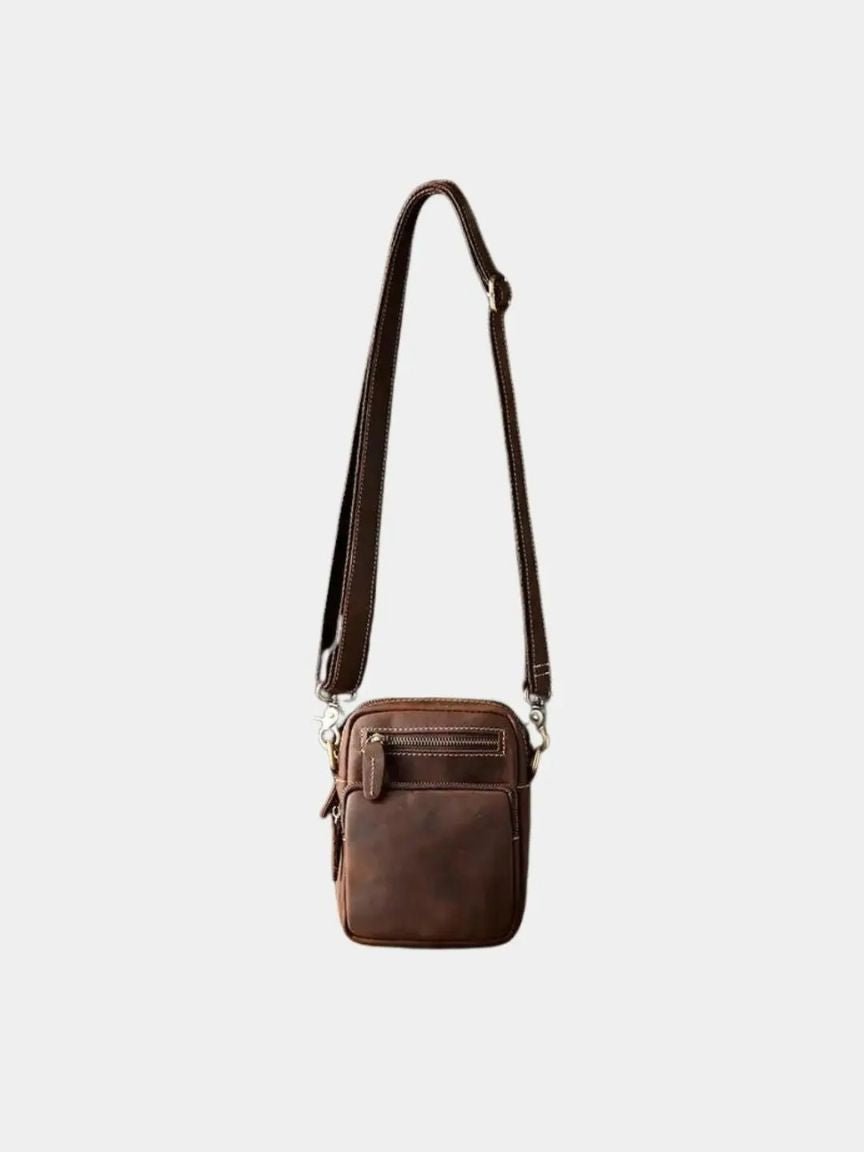 Retro Leather Men's Shoulder Bag - Casa  Laro CASA LARO
