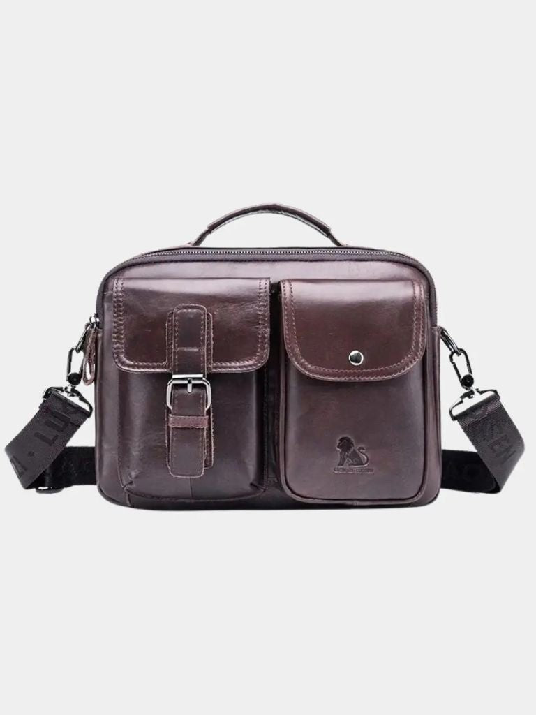 Retro Leather Square Shoulder Bag - Casa  Laro CASA LARO