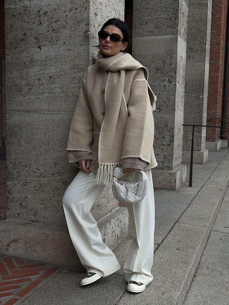 Scarf Collar - Coat