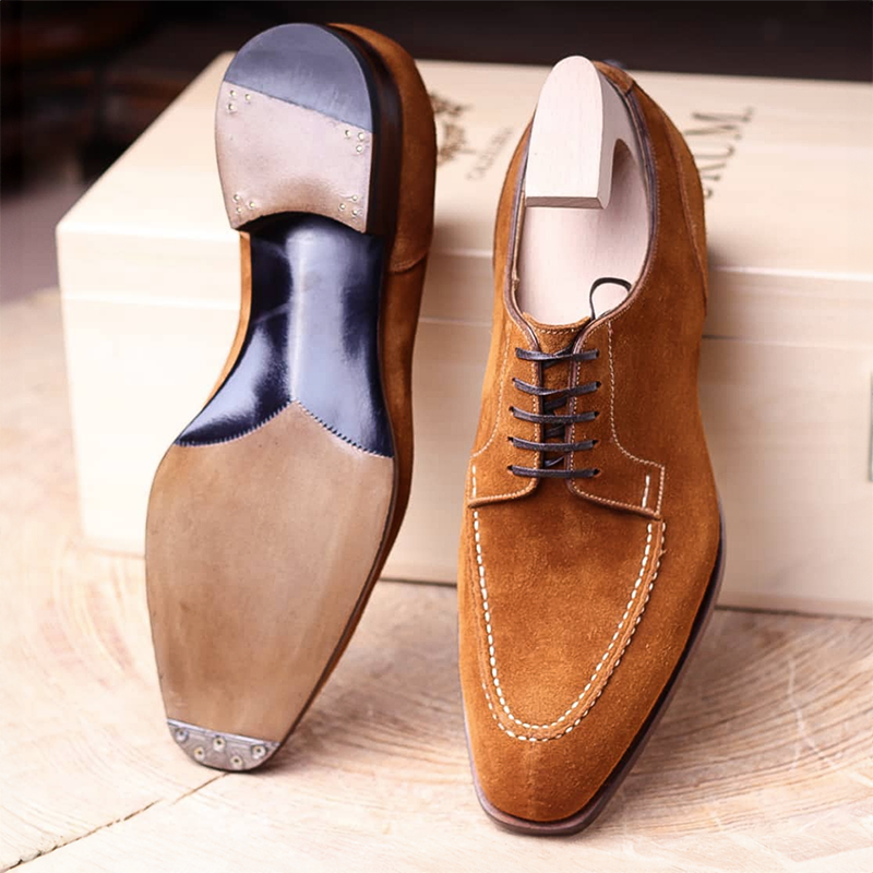 Massimo Suede Lace-Up - Oxfords