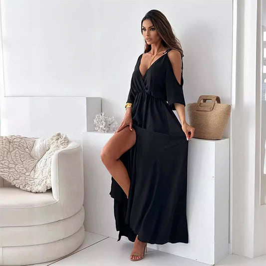 Olivia™ | Elegant Maxi Dress with Split