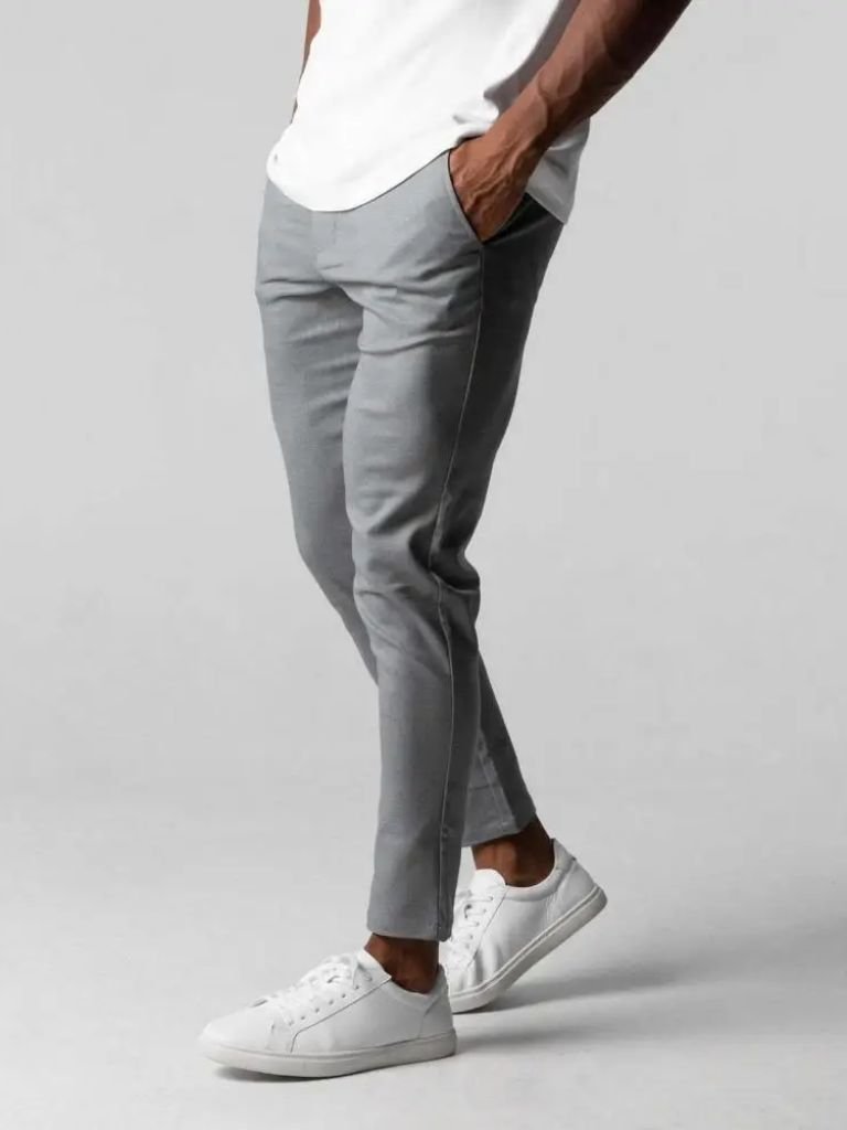 Stretchy Slim Trousers - Casa  Laro CASA LARO