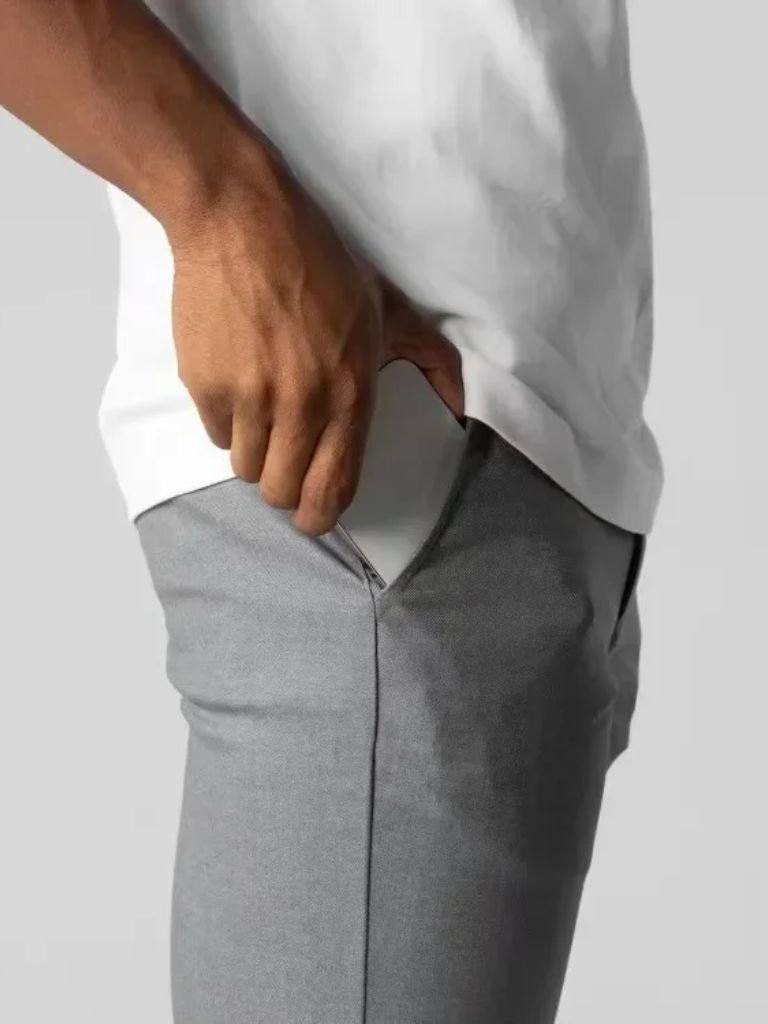 Stretchy Slim Trousers - Casa  Laro CASA LARO