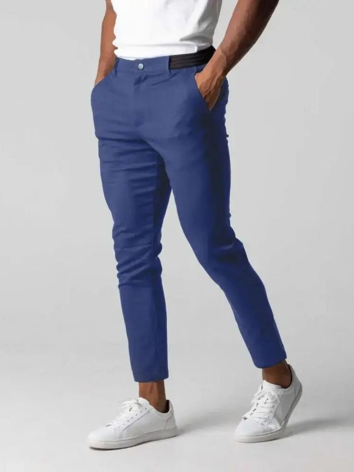 Stretchy Slim Trousers - Casa  Laro CASA LARO