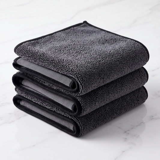 Velcura microfiber cloth bundle stacked