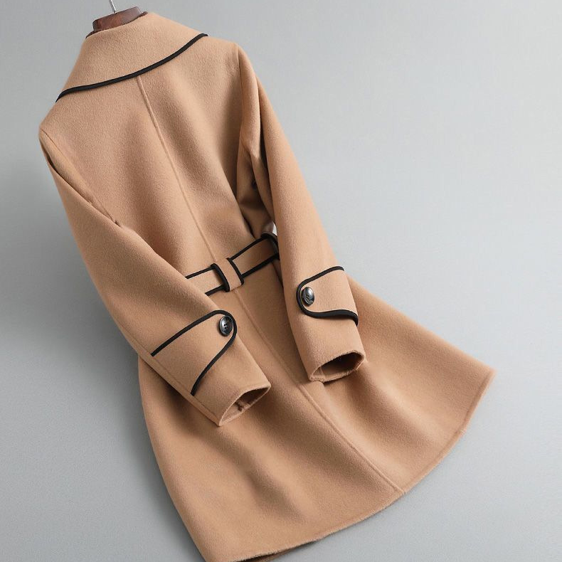 Classic Double-Breasted Belted Trench - Coat