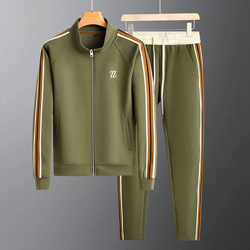 Zenith Premium Slim-Fit Zip Jacket & Joggers - Tracksuit Set