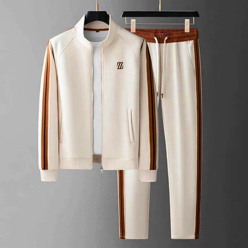 Zenith Premium Slim-Fit Zip Jacket & Joggers - Tracksuit Set