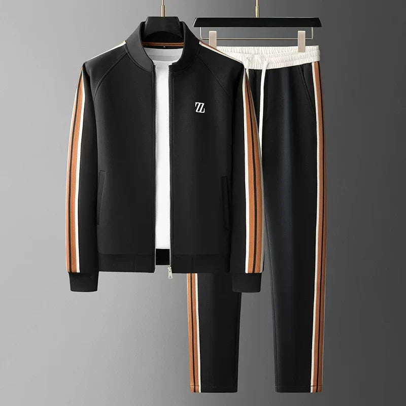 Zenith Premium Slim-Fit Zip Jacket & Joggers - Tracksuit Set